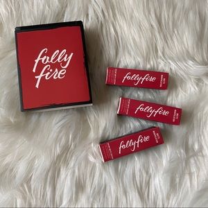 Folly Fire Lipstick Trio Set